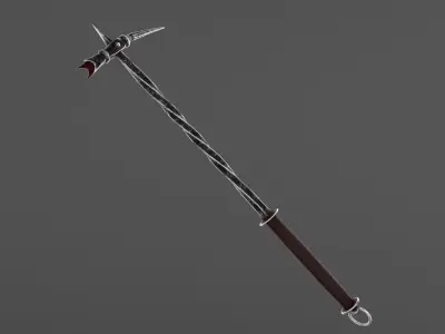 medieval warhammer Low-poly 3D model purchase