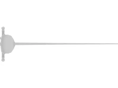 Bell rapier Low-poly 3D model