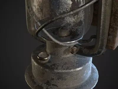 Village lantern Free 3D model