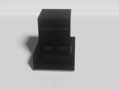 Cap Square Tubing 3D model