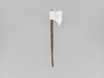 Axe low-poly Free low-poly 3D model purchase