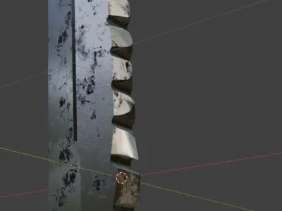 Bayonett Knife 3D model