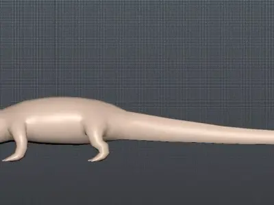 alligator 3D model