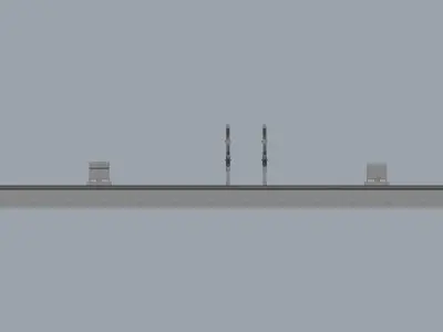 Horizontal Lathe Machine 12m 3D model