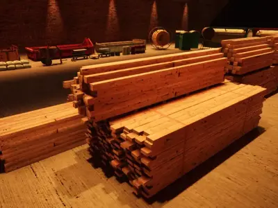 Construction - Warehouse - Building Site Pack - FBX included Low-poly 3D model
