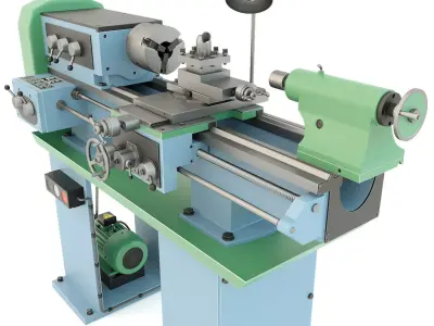 Turning machine TV-4 3D model