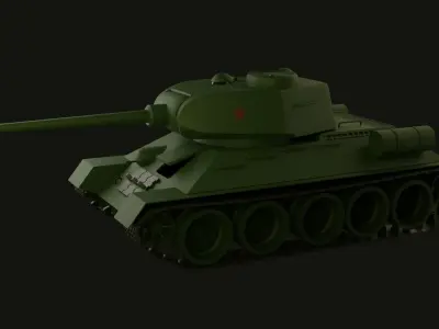 T-34 85 3D model