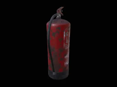 Fire Extinguisher Low-poly 3D model 15