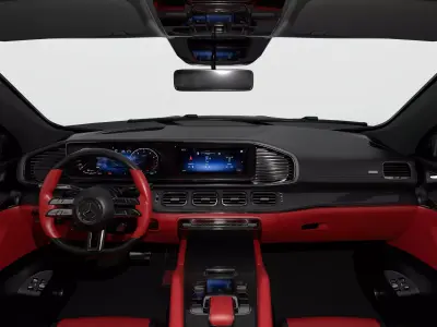 Mercedes GLE53 Coupe with Interior 3D model