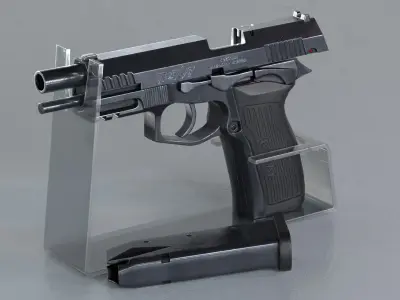 BersaTPR9 Pistol - Game model Low-poly 3D model