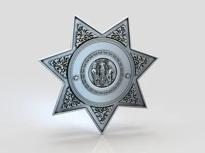 Natrona County Sheriff 3D print model