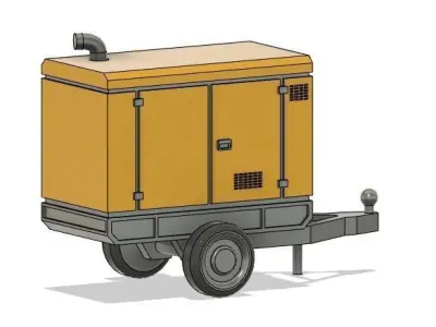 Mobile welding generator 3D print model