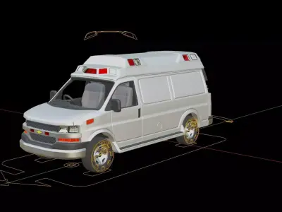 Chevrolet Express Ambulance 3D model