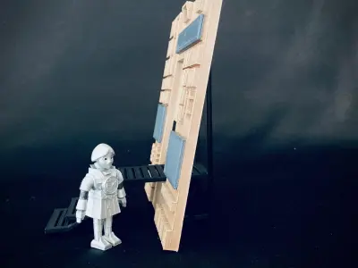 BUCK ROGERS STAR FIGHTER HANGAR PART 3D print model
