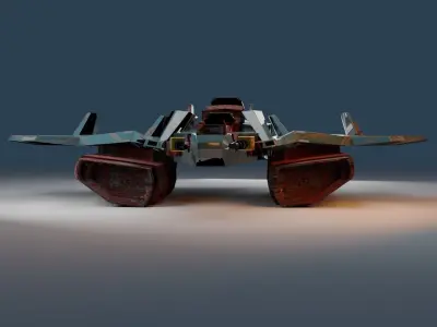 spaceship Free 3D model get