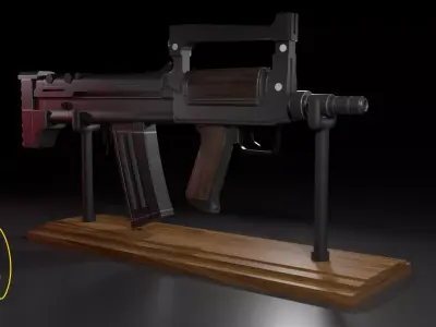 FAMAS gun 3D model