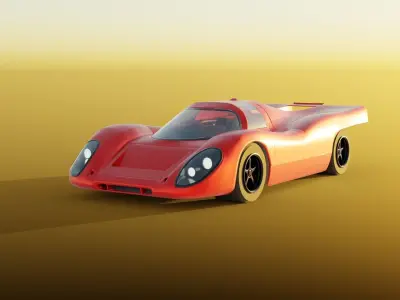 Porsche 917 Free 3D model