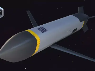 CMMT Cruise Missile Low-poly 3D model