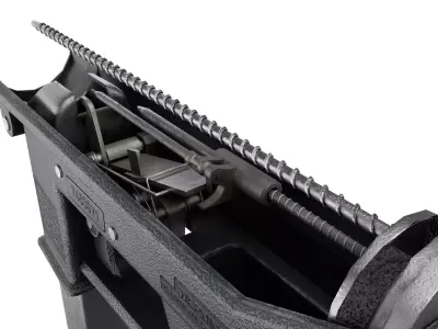 Detailed Intratec Tec-9 Gun Low-poly 3D model