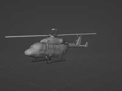 HAL Dhruv 3D Model 3D print model