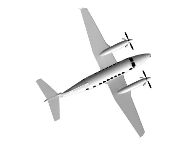 Beechcraft Super King Air 3D model