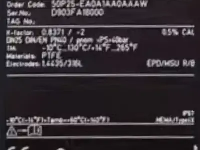 Endress Hauser DN100 4in Promag Flowmeter 3D model