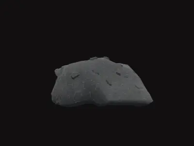 Medieval Coal Low-poly 3D model