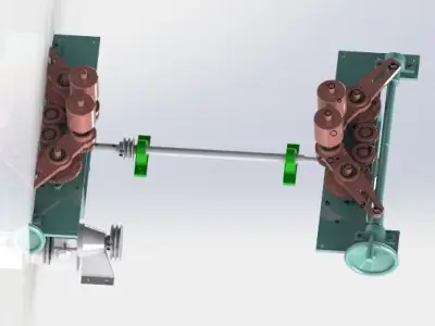 Gear positioning model 3D model