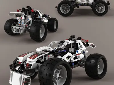 Big LEGO set 3D Model Pack