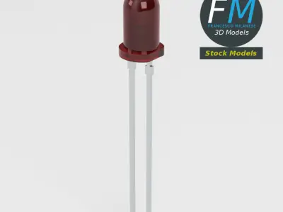 LED diode 3D model