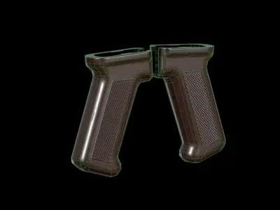 AK - Pistol Grip - AKM STD Low-poly 3D model