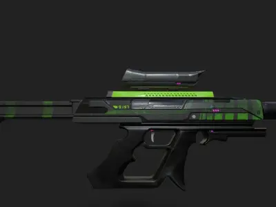 Admiral Destiny 2 Concept Low-poly 3D model