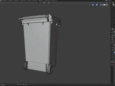 Recycle Bin 3D model buy