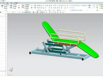 Mechanical Structure and Motion Simulation of Livable Seats 3D model