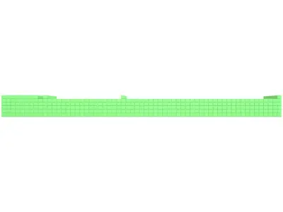 HO Burlington Northern 61 6 MOW Crosstie Gondola Crosstie Load 3D print model