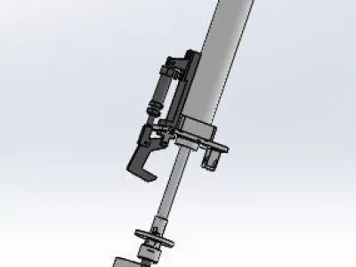 Cylinder  With insurance module 3D model