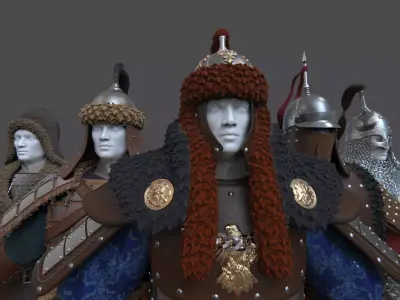 10-Ancient Chinese Armor-Yuan dynasty 3D model