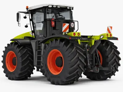 Claas Xerion 5000 Farm Tractor 3D model