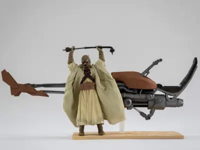 Swoop Bike as seen in The Book of Boba Fett 3D print model