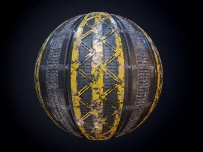 Sci-Fi Military Seamless PBR Texture 48 Texture