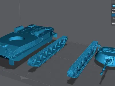 PT76 Scale model 3D print model