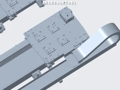 5 models of 70KG robot walking shafts 3D model