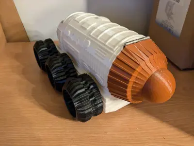 Large Sci-fi Rover - Blender source file included 3D print model