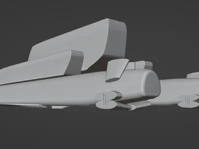 Russian KH-101 and Mount 3D print model