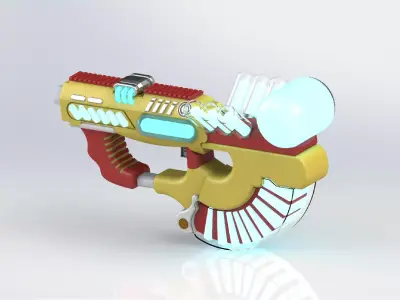toy gun Low-poly 3D model purchase