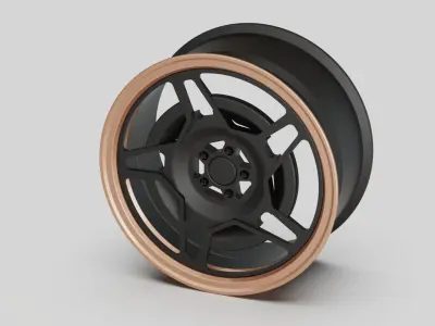 roti wheel rims auto tuning garage  3D model