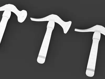 Shoe Hammer Low-poly 3D model