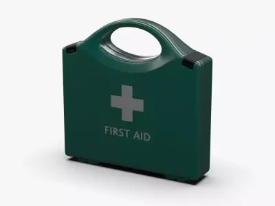 First Aid Box 3D model