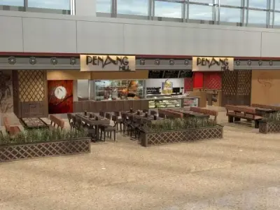 Full Detailed Asian Restaurant 3D model