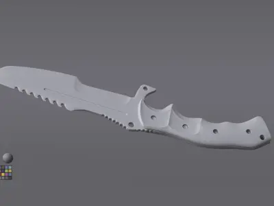 Tactical Army Knife Free 3D model
